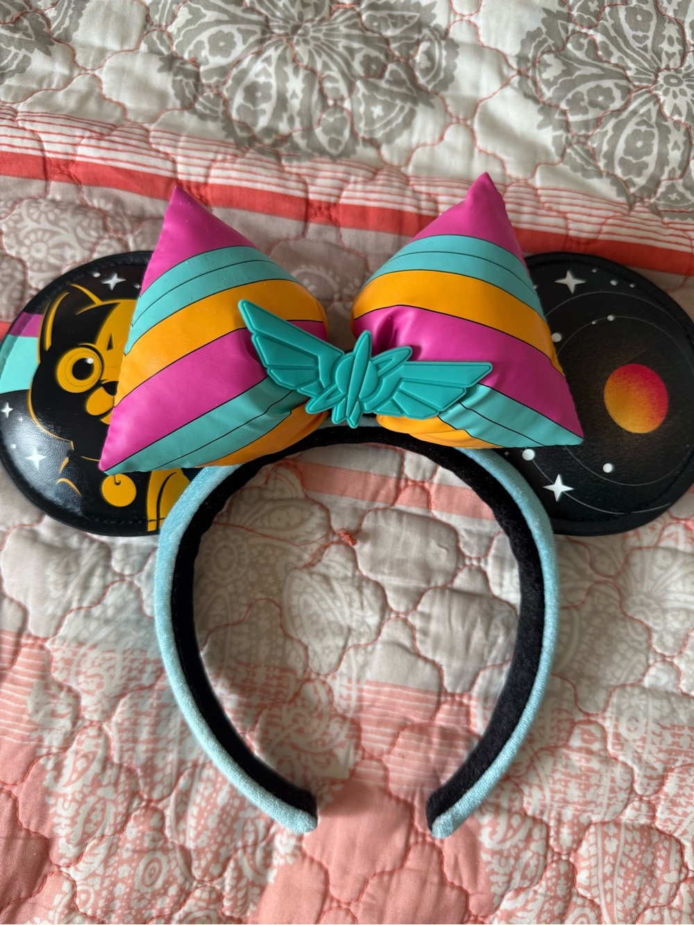 Disney authentic 2022 Buzz lightyear Minnie mouse ear headband Disneyland
